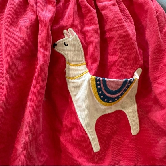 Mini Boden Pink Embellished Skater Skirt - Picture 3 of 5